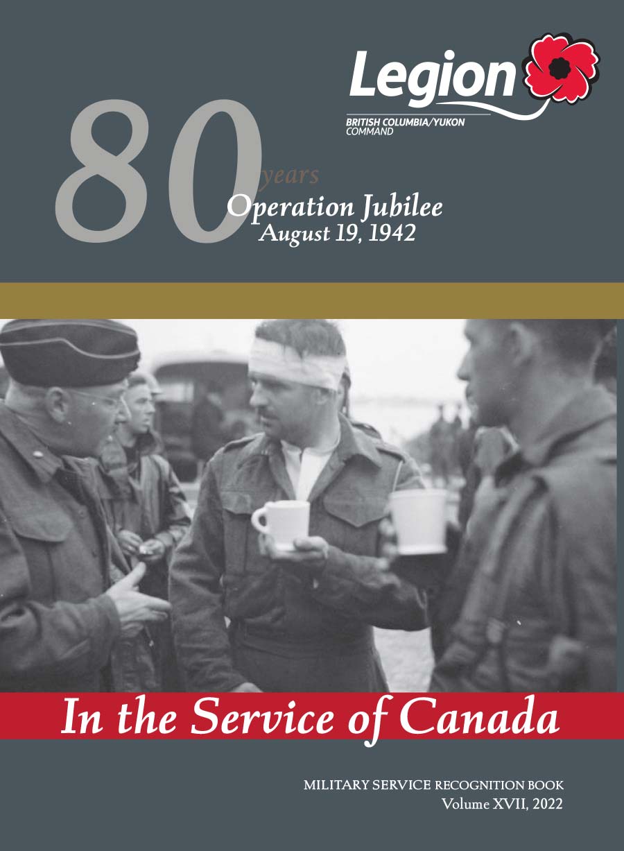 Cover of In the Service of Canada, a preeminent Military Service Recognition Book in Canada